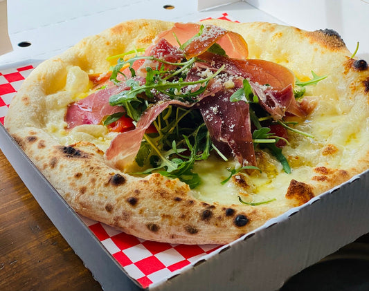 Pizza Bianca with Prosciutto & Rocket
